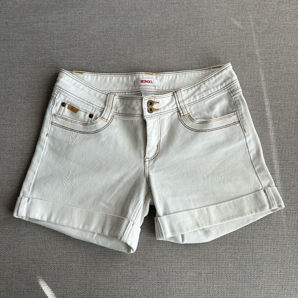Bongo White Denim Shorts Size 29*